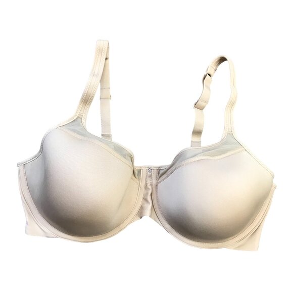 Bali One Smooth U Ultra Light Underwire T-Shirt Bra Women's Plus Size‎ 42C Beige - Picture 1 of 15